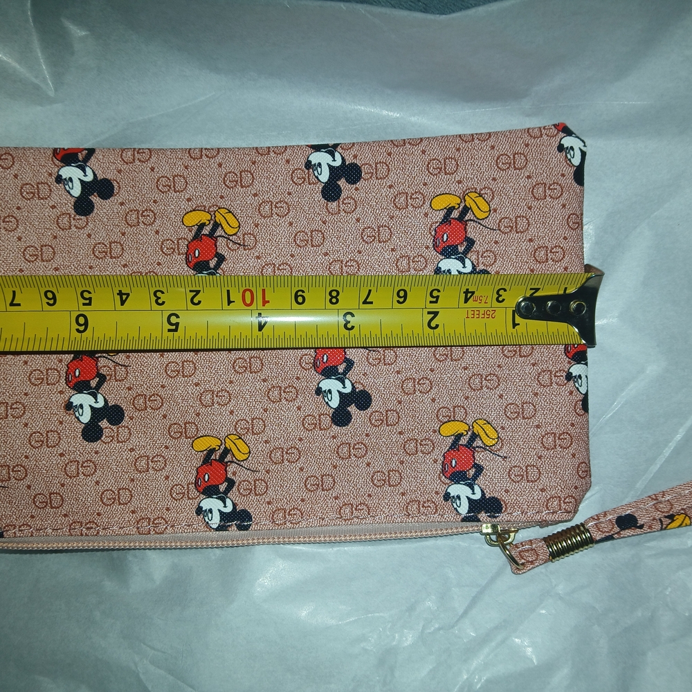 Charming Mickey Mouse Patterned Wristlet - image 5